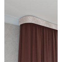 Карниз для штор Legrand Аврора 5см с/п 2.4м 2р 58146356 (бежевый)
