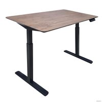 Столешница ErgoSmart 1300х750х27 мм (скошенный край, дуб мореный)