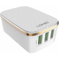 Сетевое зарядное LDNIO A2204 microUSB (белый)