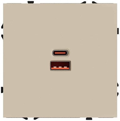 Розетка USB Forkel F70 19665 (кашемир)