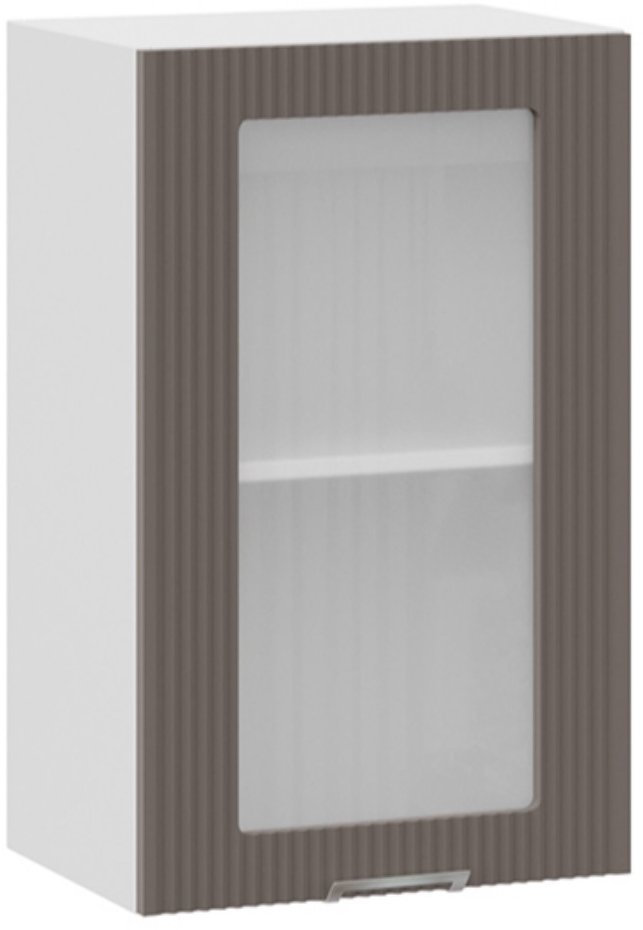 

Шкаф навесной Трия Кимберли 1В45С (белый/муссон)