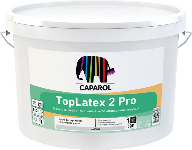 

Краска Caparol TopLatex 2 Pro База 1. 10 л (белый)