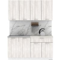 Готовая кухня ЭлиГард Lion 2 1.6 (сосна каньон/королевский опал)