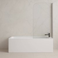 Стеклянная шторка для ванны Saniteco SN-21 140x80 (прозрачное стекло)