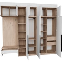 Стенка Рэйгрупп Рэй P245-B9-2-EBE В9-2 (дуб элисон/белый премиум)