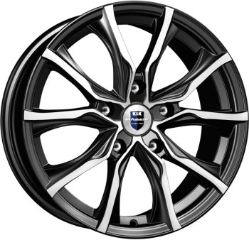 

Литые диски K&K Твист 17x7.5" 5x120мм DIA 72.6мм ET 43мм Алмаз черный
