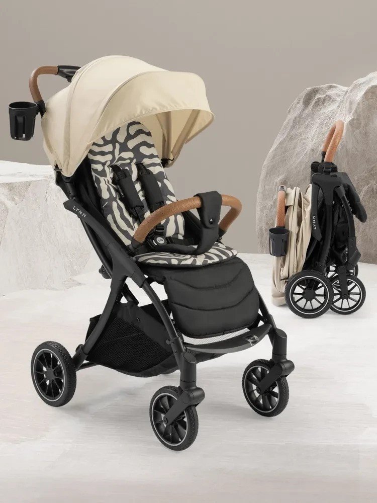 

Коляска прогулочная «книга» Happy Baby Lynn (milky & flora)