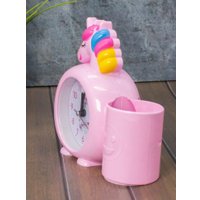 Настольные часы ILikeGift Rainbow unicorn 7050-01 (розовый)