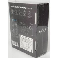 Перкуссионный массажер Miru BM-18 (8 насадок, серый) в Бресте