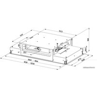 Кухонная вытяжка Faber High-Light WH Matt A91 [110.0456.206]