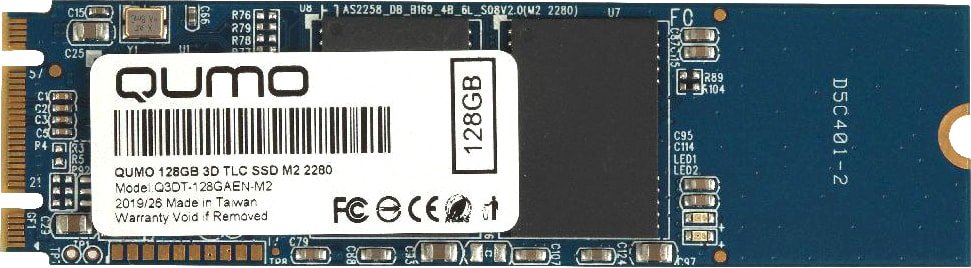 

SSD QUMO Novation 3D TLC 128GB Q3DT-128GAEN-M2
