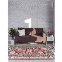 Ковер для жилой комнаты Merinos Darga F667-STAN-RED-CREAM (2x3)