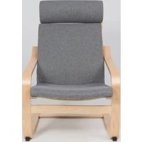 Интерьерное кресло AksHome Relax (ткань, серый QS-9)