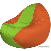 Кресло-мешок Flagman Classic К2.1-161 (оранжевый/салатовый)