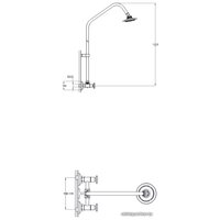 Верхний душ Solone JIK16-A102-A