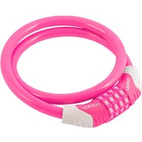 Тросовый велосипедный замок Нора-М №31 (ф10x800мм, розовый)