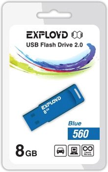 

USB Flash Exployd 560 8GB (синий) [EX-8GB-560-Blue]