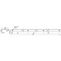  AKS накладная алюм. INSIDE 768/797 черный матовый,