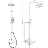 Душевая система  Ledeme L2473