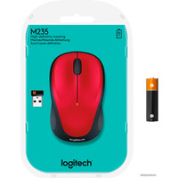 Мышь Logitech M235 Wireless Mouse (красный) [910-002496]