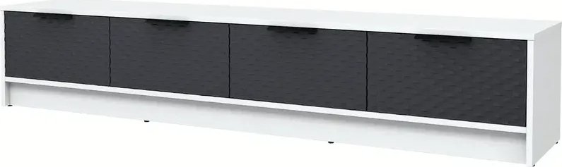 

Тумба Интерлиния ТВ Концепт КТ-ТВ4-35 Техно (белый платинум/пепел)