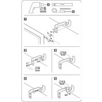 Карниз для штор Sundays Home 1-рядный Y-25123082 (2.1м, белый)