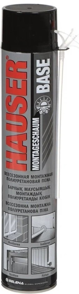 

Монтажная пена Hauser Base всесезонная (400 мл)
