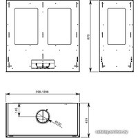 Кухонная вытяжка Falmec Design Laguna Black 800 (60)