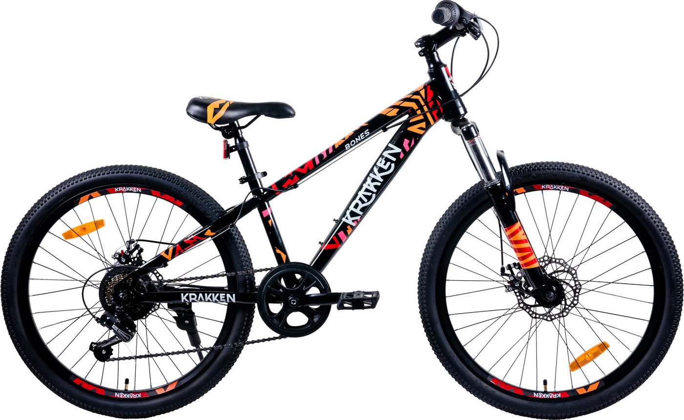 

Велосипед Krakken Bones 24 2025 (черный, разобранный)