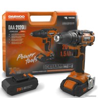 Дрель-шуруповерт Daewoo Power DAA 2120Li 2021 (с 2-мя АКБ, кейс)