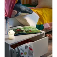 Кровать Ikea Слэкт 200x90 (белый) 493.861.14