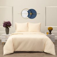 Евро комплект постельного белья Siberia Home Сэнди Евро 70x70 Сиб-Евро-С-кр70x70 (кремовый)