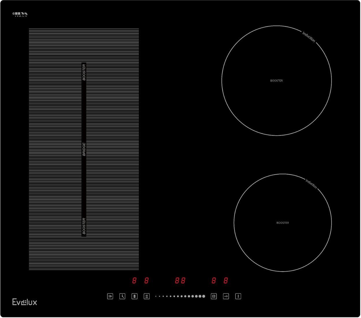 

Варочная панель Evelux EHI 6045