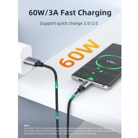 Кабель Cabletime CarPlay USB Type-A - USB Type-C (1 м, черный)