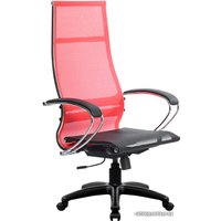 Офисное кресло Metta SK-1-BK Комплект 7, Pl тр/сечен (пластиковые ролики, красный)