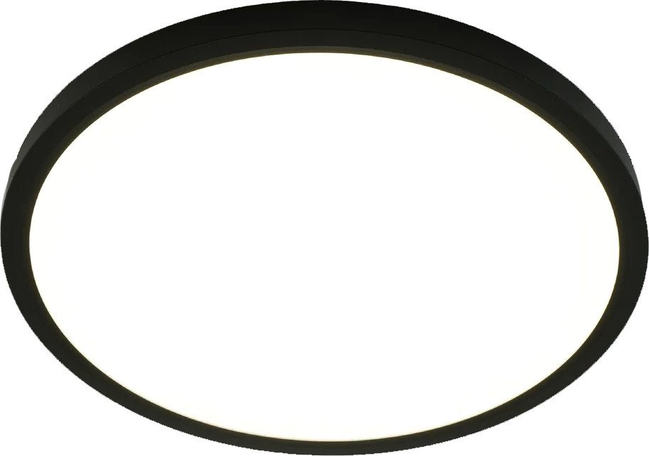 Припотолочная люстра Estares Round 38W R-400x25-BLACK/WHITE-220-IP44 4000K