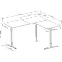 Стол CACTUS CS-EDXL-WWD