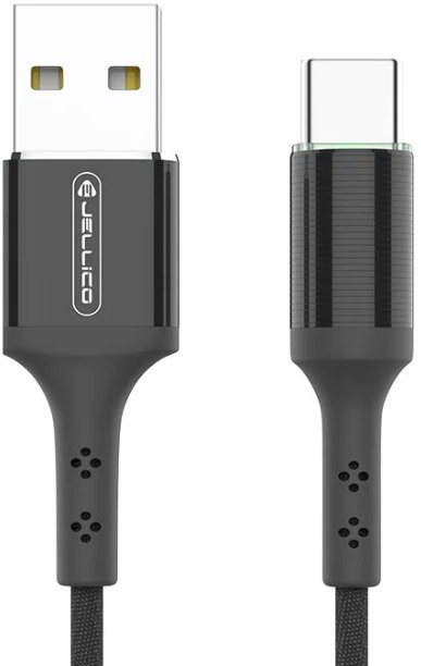 

Кабель Jellico KDS-70 USB Type-A - USB Type-C (1.2 м, черный)