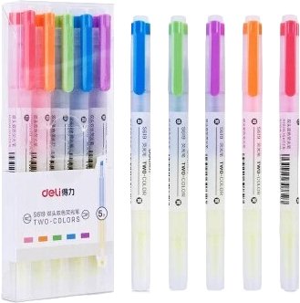 

Набор текстовыделителей Deli S619 (5 шт)