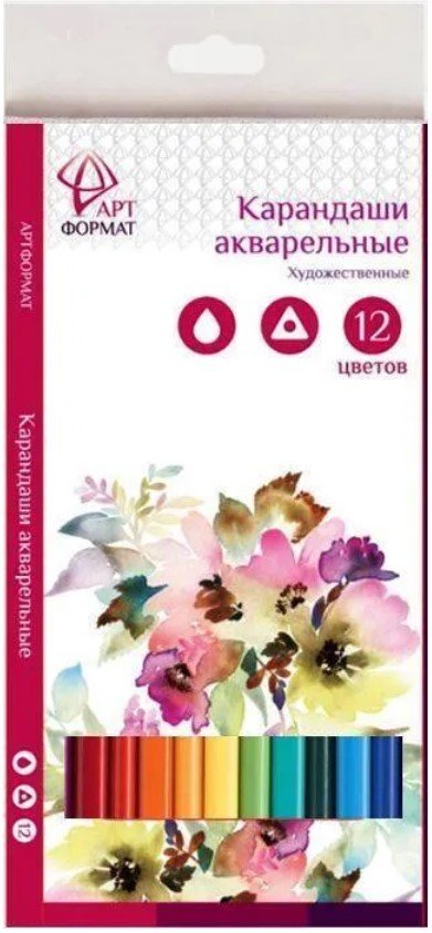 

Набор акварельных карандашей АртФормат AF03-041-12