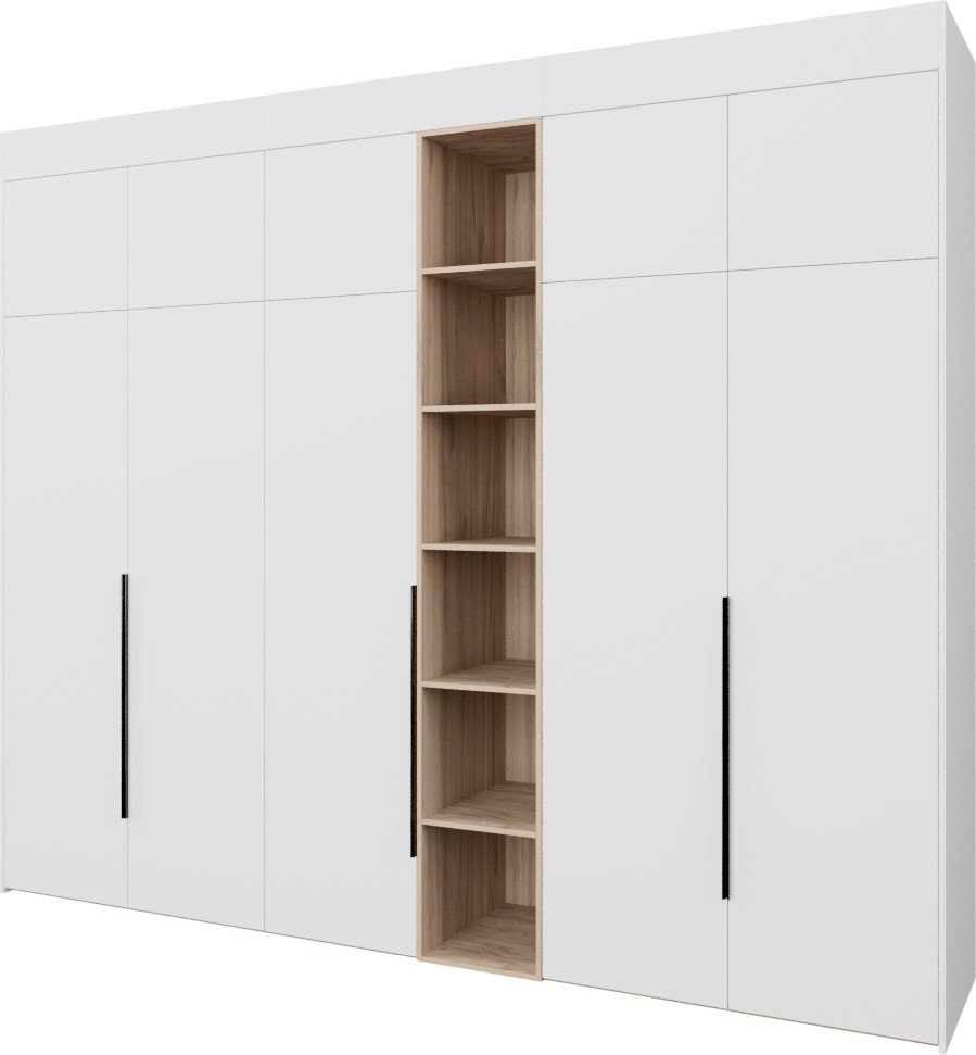 

Шкаф распашной Рэйгрупп Рэй S257-В14-3-EBЕ В14-3 (дуб элисон/белый премиум)