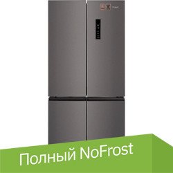 

Холодильник side by side Weissgauff WCD 590 Nofrost Inverter Premium Biofresh Dark Inox