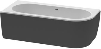 Ванна Cezares Slim Corner-180-80-60-L-NERO-SET