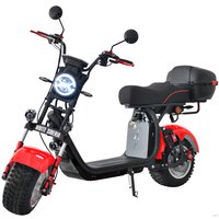 Электроскутер White Siberia CityCoco WS-PRO 2500w 21Ah (с красными брызговиками)