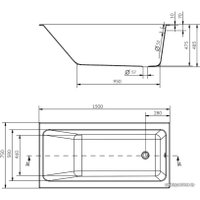 Ванна Cersanit Crea 150x75