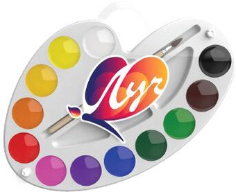 Акварельные краски Луч Палитра 29С 1761-08 (12 цв)