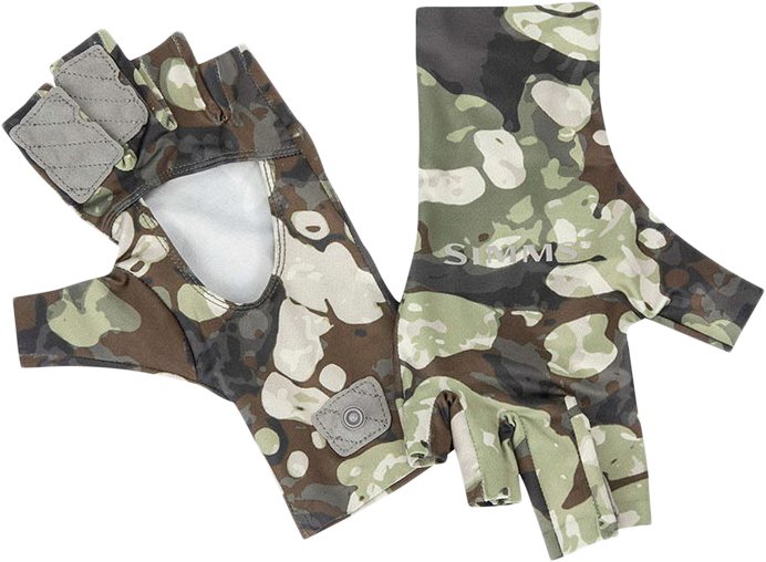 

Перчатки Simms SolarFlex SunGlove (L, riparian camo)