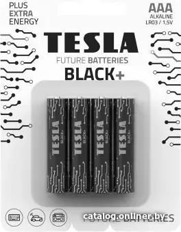 Батарейка Tesla Batteries Black+ AAA LR03 1.5V 1099137268 4 шт