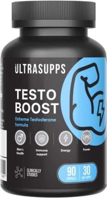 Комплекс ULtraSupps Testoboost для повышения тестостерона (90 капсул)