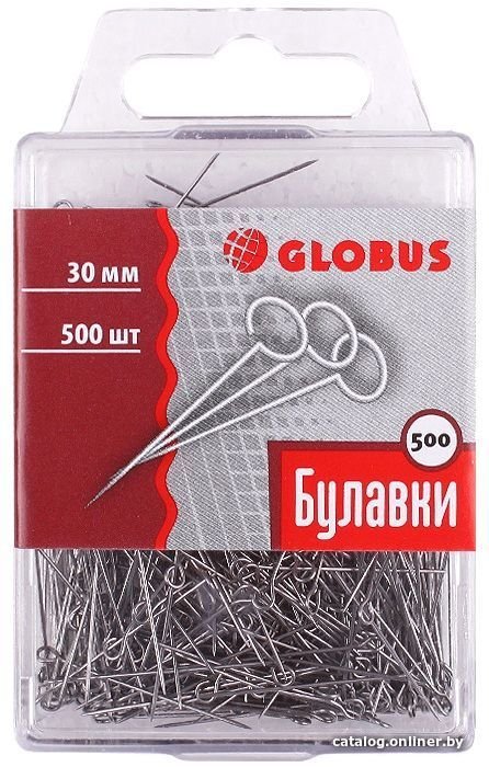 Булавки канцелярские Globus Б30-500